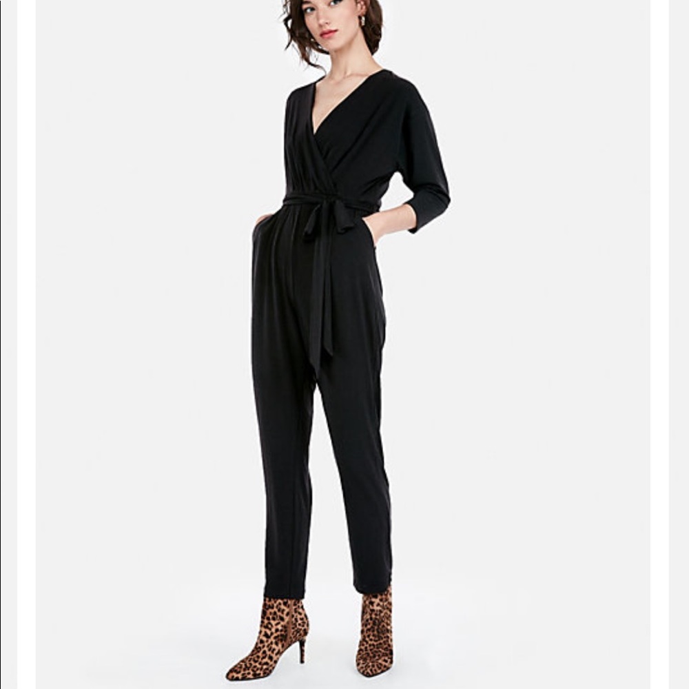 Express Surplice Jumpsuit